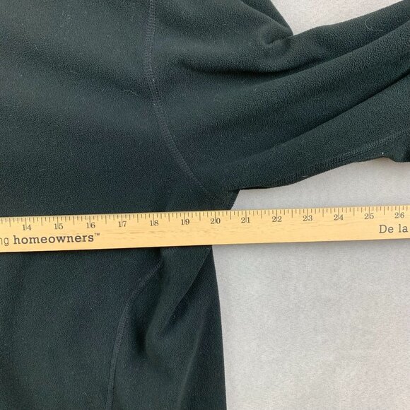 Eddie Bauer First Ascent Sweater Medium Black Fleece Cloud Layer Pro 1/4 Zip - Picture 5 of 9